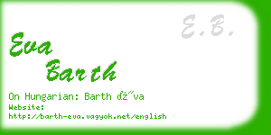eva barth business card